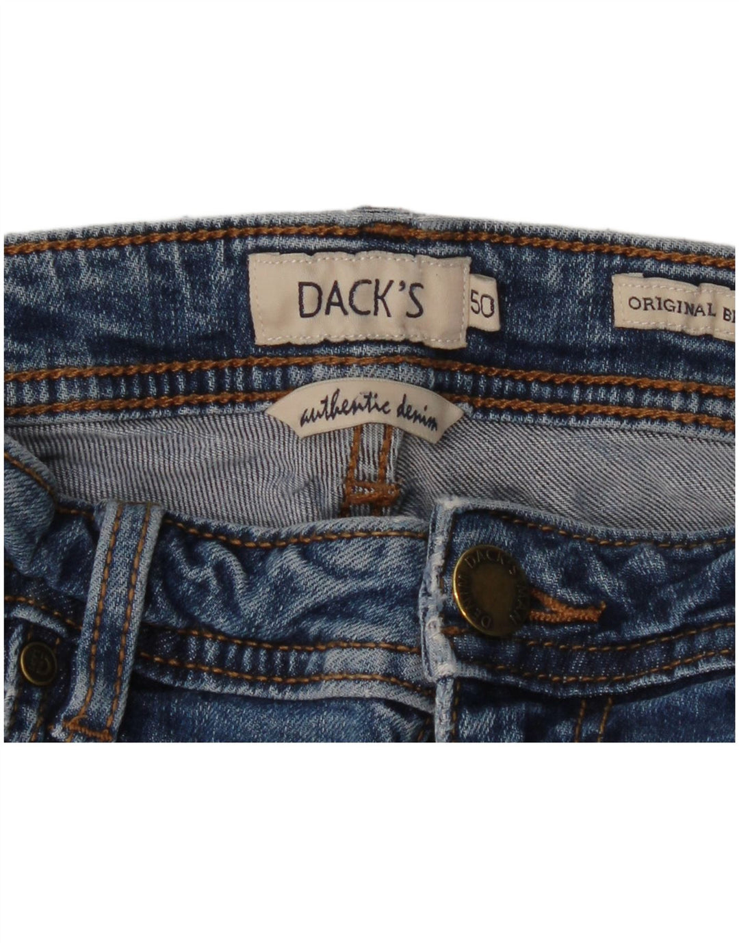 Blugi drepti pentru bărbați Dack's IT 50 Large W32 L31 Blue