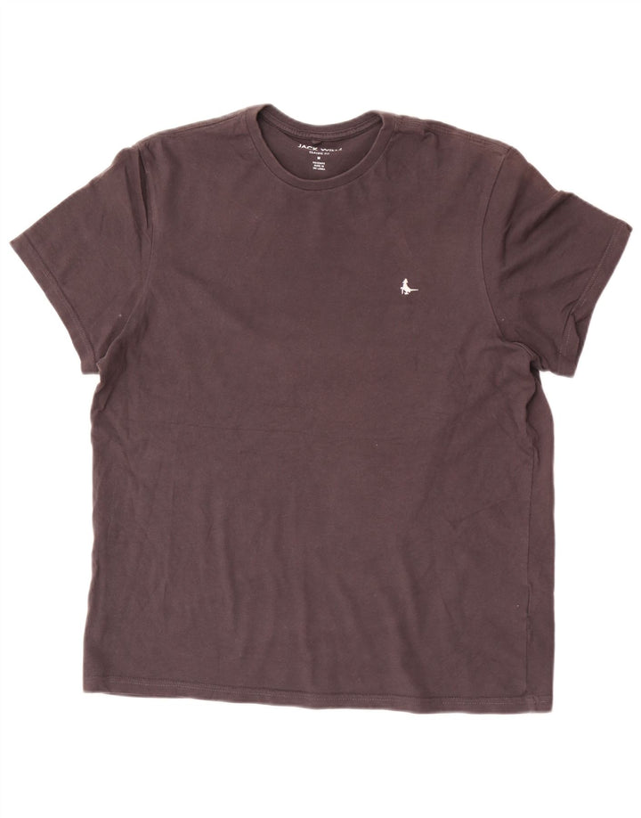 Tricou Jack Wills pentru bărbați, cu croiala clasică, top mediu din bumbac negru