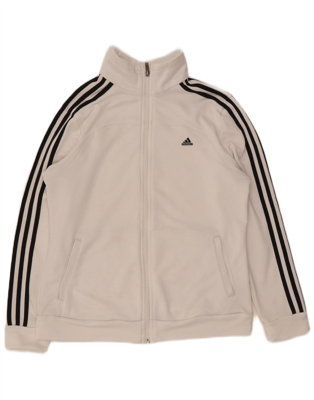 Jachetă de trening Climalite ADIDAS pentru femei UK 16/18 Large White