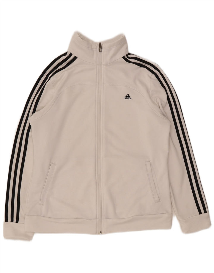 Jachetă de trening Climalite ADIDAS pentru femei UK 16/18 Large White