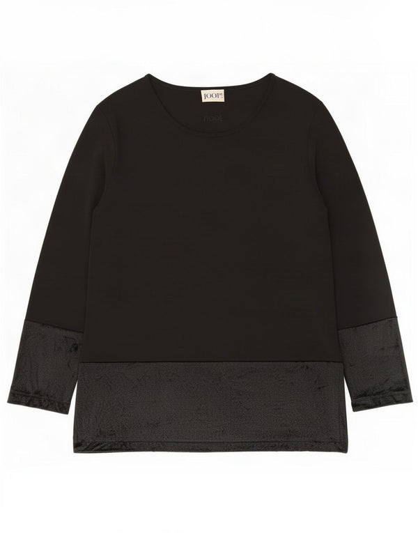 Top pentru femei Joop cu mânecă lungă IT 46 Large Black Viscose