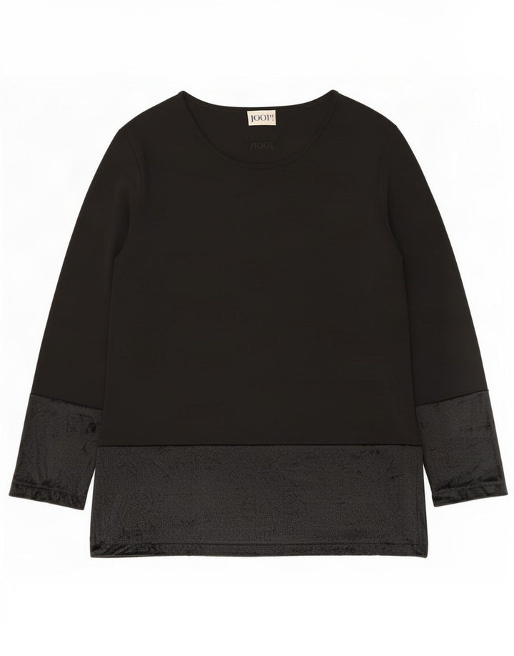 Top pentru femei Joop cu mânecă lungă IT 46 Large Black Viscose
