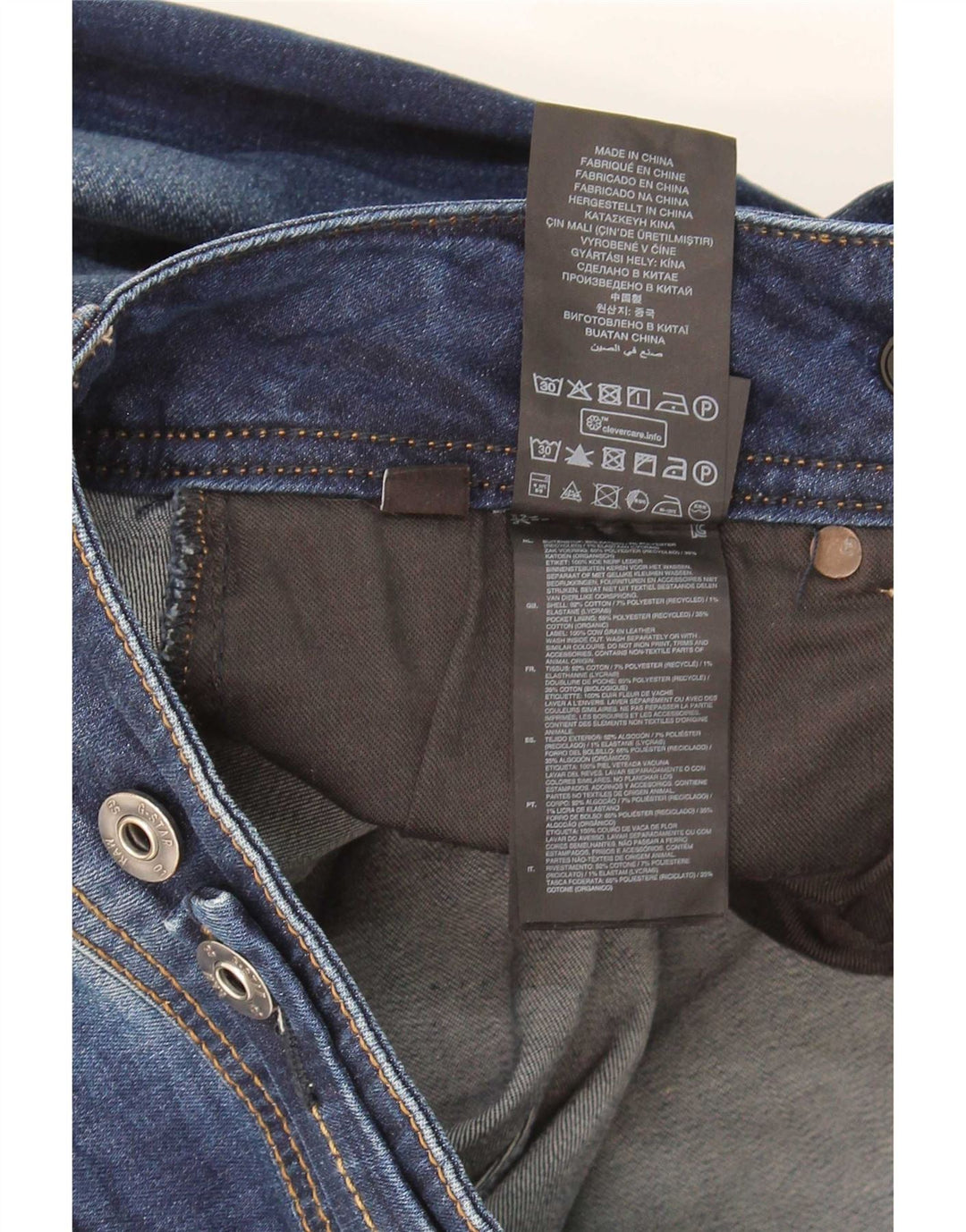 Blugi G-Star Midge Slim pentru femei W33 L30 Bumbac bleumarin