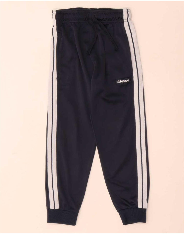 Trening complet pentru băieți Ellesse 6-7 ani, albastru bleumarin, poliester color block