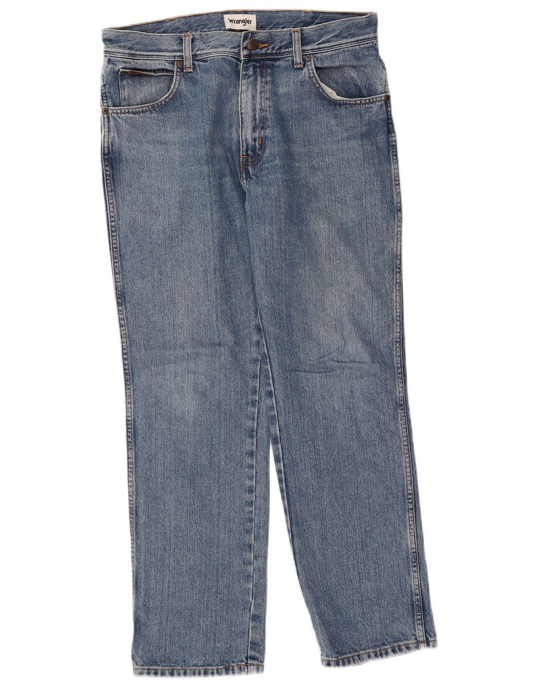 Blugi drepte pentru bărbați Wrangler Texas W34 L30 bumbac albastru
