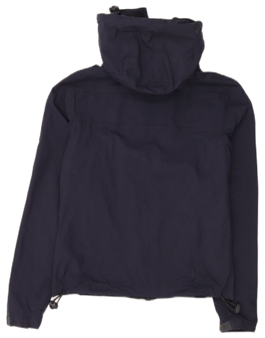 Jachetă de ploaie cu glugă pentru bărbați Superdry Windcheater UK 34 XS Nailon bleumarin