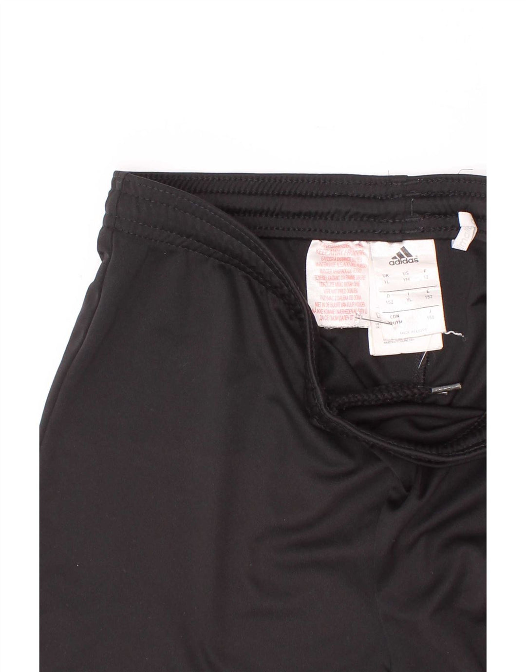 Pantaloni scurți sport adidas Climalite pentru băieți 11-12 ani, mari, negru, poliester