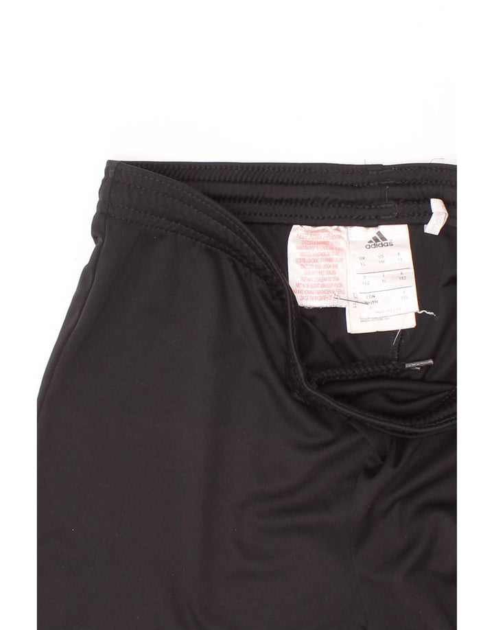 Pantaloni scurți sport adidas Climalite pentru băieți 11-12 ani, mari, negru, poliester