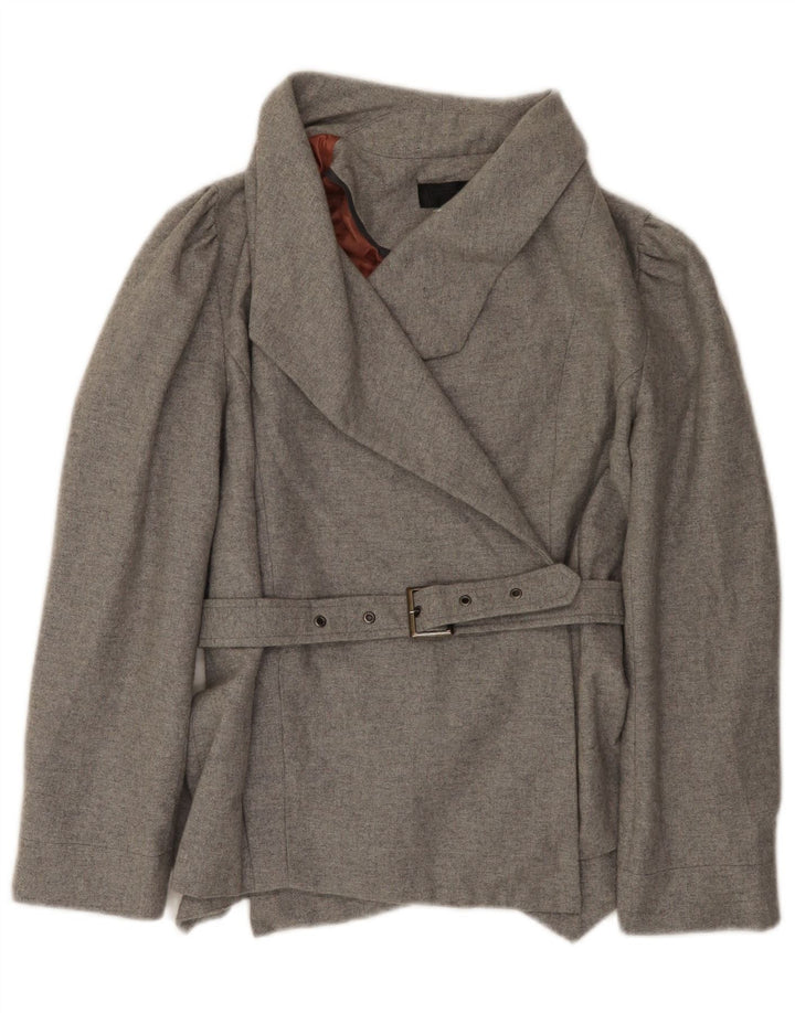 Topshop Blazer Jacket pentru femei UK 10 Small Gri Poliester