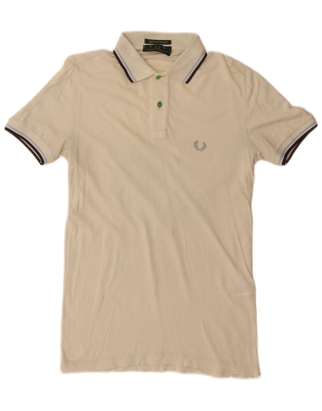 Cămașă polo Fred Perry pentru bărbați, bumbac cu dungi verzi mici