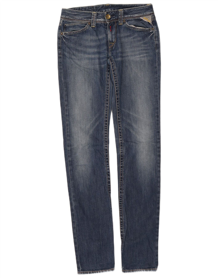 Replay blugi slim pentru femei W27 L34 bumbac albastru
