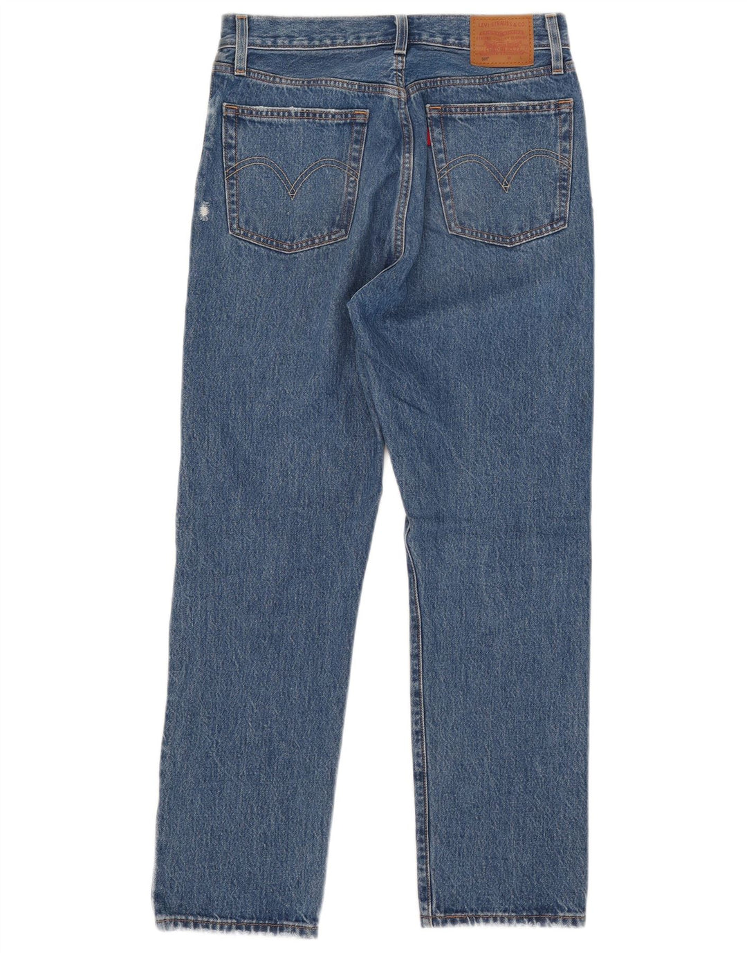 Blugi drepti pentru femei Levi's 501 W27 L29 Bumbac albastru