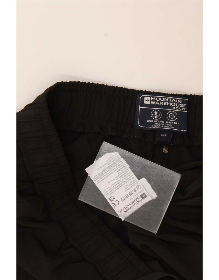 Mountain Warehouse Pantaloni scurti sport pentru femei UK 14 Poliester negru mare