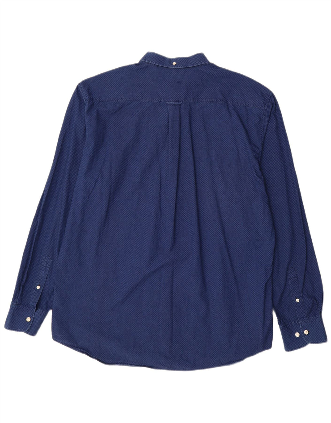 Cămașă GANT pentru bărbați, cu ajustare normală, mărimea 45/46 18 2XL, bumbac geometric, albastru