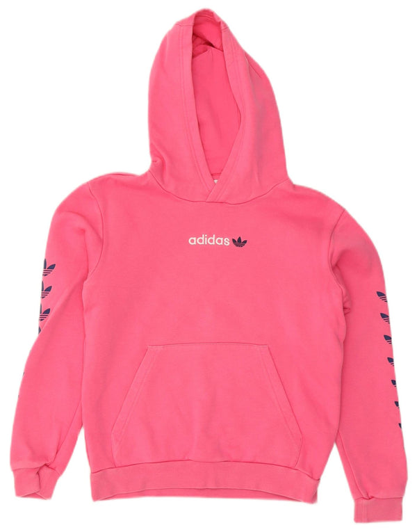 Pulover Adidas Fete Graphic Hoodie 11-12 Ani Roz Bumbac