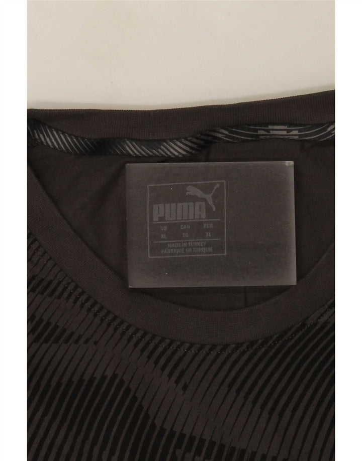 Tricou pentru bărbați Puma Top XL Gri Geometric
