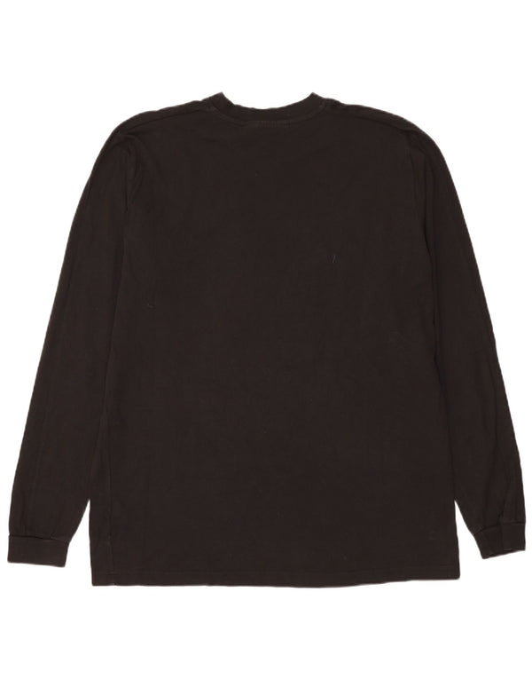 Tricou cu mânecă lungă Puma pentru bărbați, bumbac negru