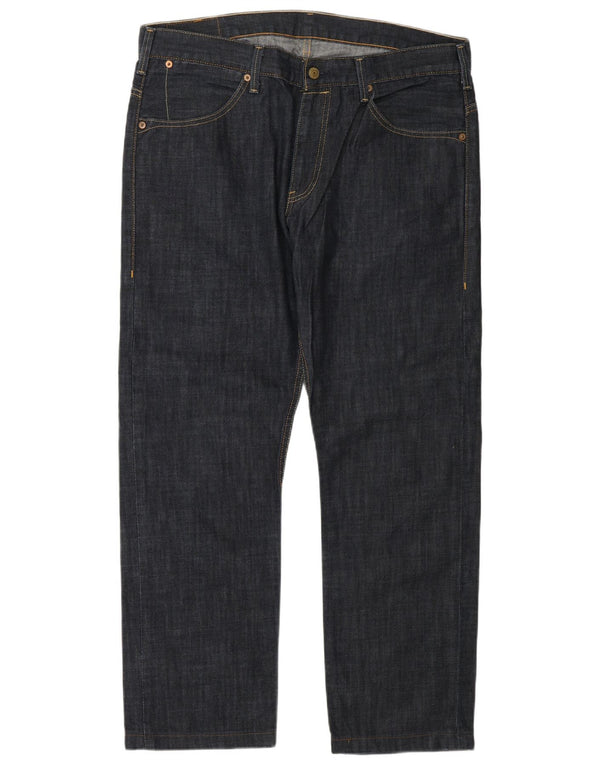 Blugi drepti pentru bărbați Levi's 504 W36 L32 Bumbac bleumarin