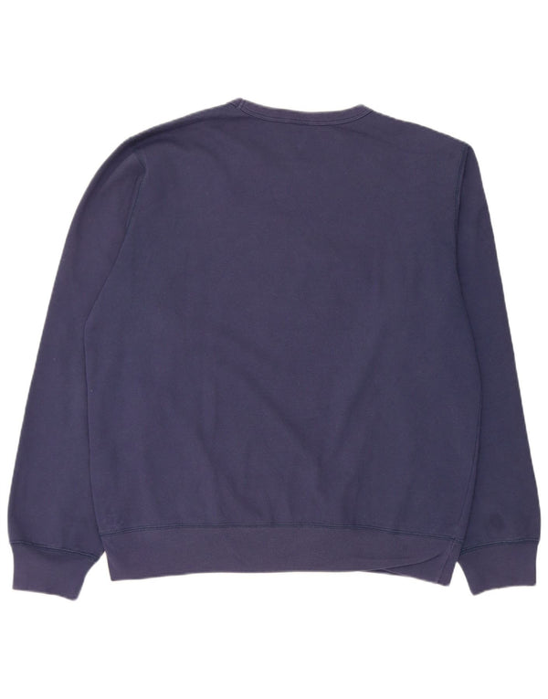 Champion Mens Sweatshirt Jumper XL Navy Blue Cotton
