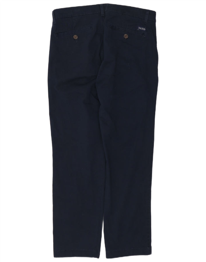 Pantaloni chino pentru bărbați JACK WILLS L32 L29 bumbac bleumarin