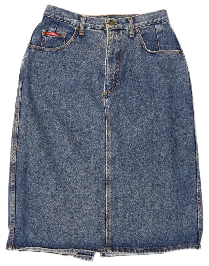 Fusta Midi Denim Carrera W30 Bumbac Albastru Mediu