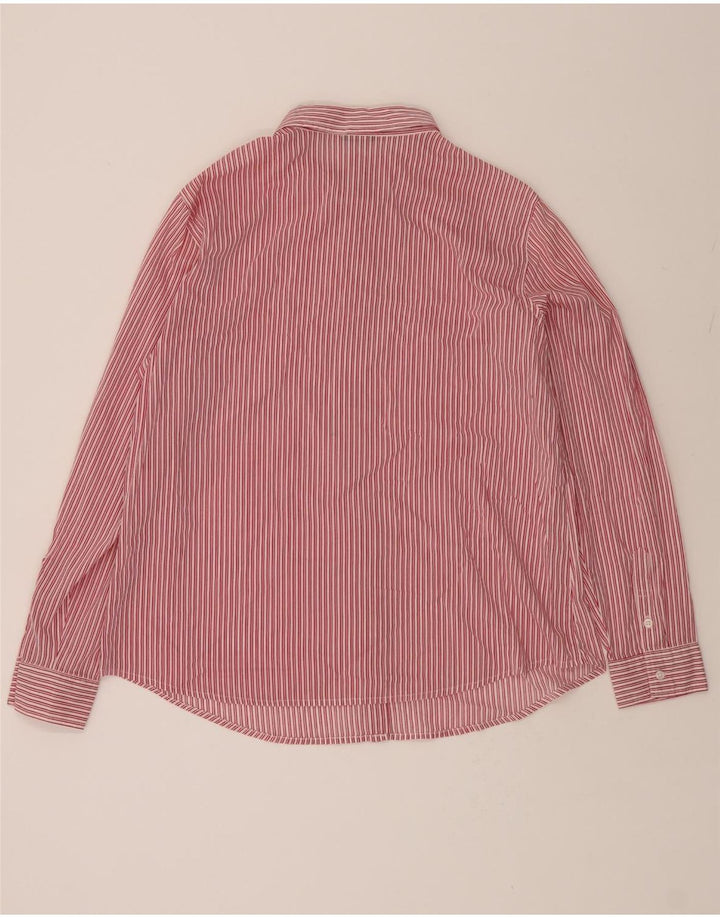 BENETTON Mens Shirt Medium Red Striped Vintage Benetton and Second-Hand Benetton from Messina Hembry 