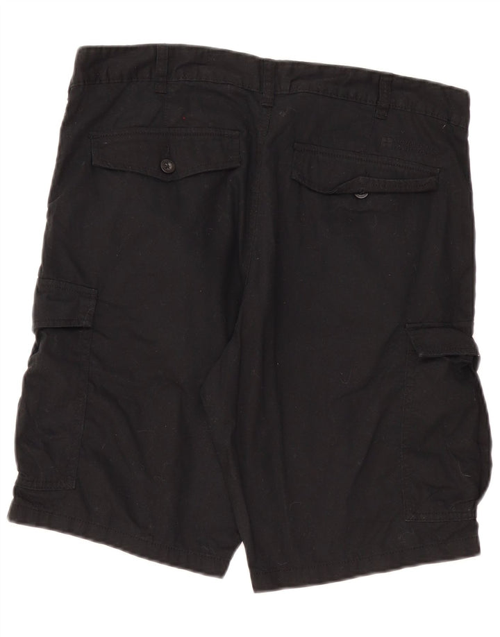 Pantaloni scurți cargo pentru bărbați Mountain Warehouse W34, bumbac negru mare