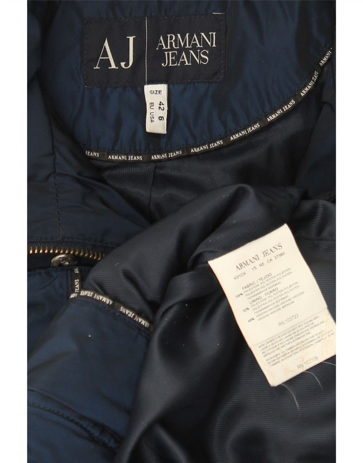Palton căptușit pentru femei Armani Jeans EU 42 Poliester mare bleumarin