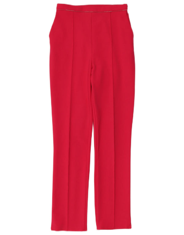Elisabetta Franchi Pantaloni Casual Femei Talie Înaltă IT 38 XS L24 L28 Roz