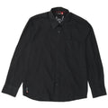 Cămașă grafică Quiksilver pentru bărbați, poliester negru mic