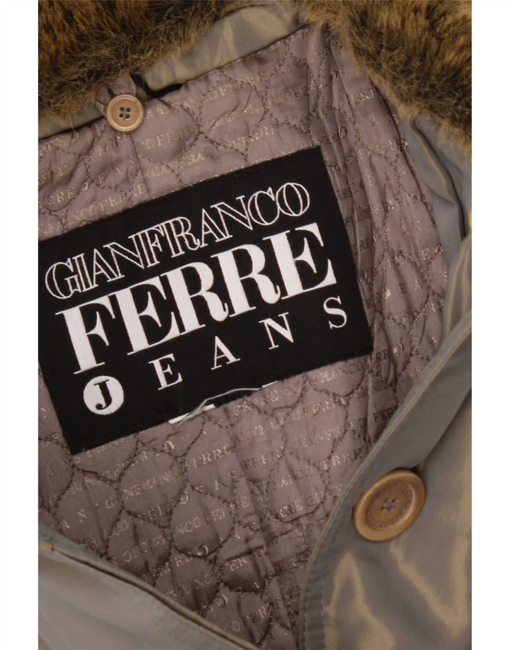 Trench pentru femei Gianfranco Ferre UK 12 Gri mediu