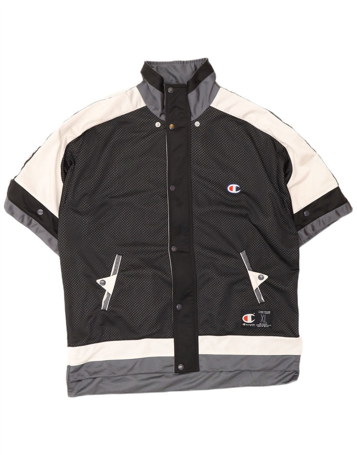 Jachetă de trening grafică pentru bărbați CHAMPION XL, negru, color block