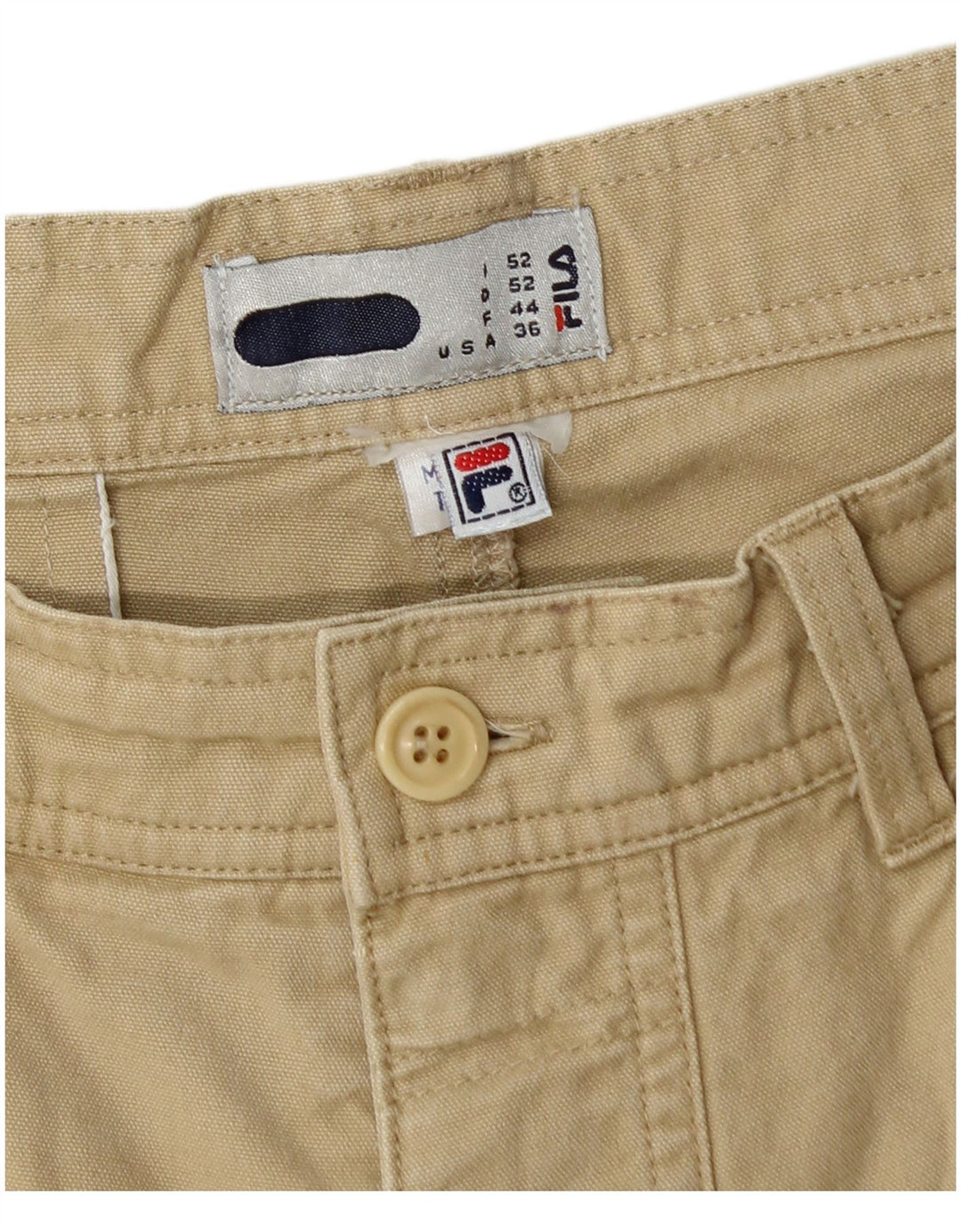 Pantaloni scurți cargo Fila pentru bărbați IT 54 XL W36 kaki