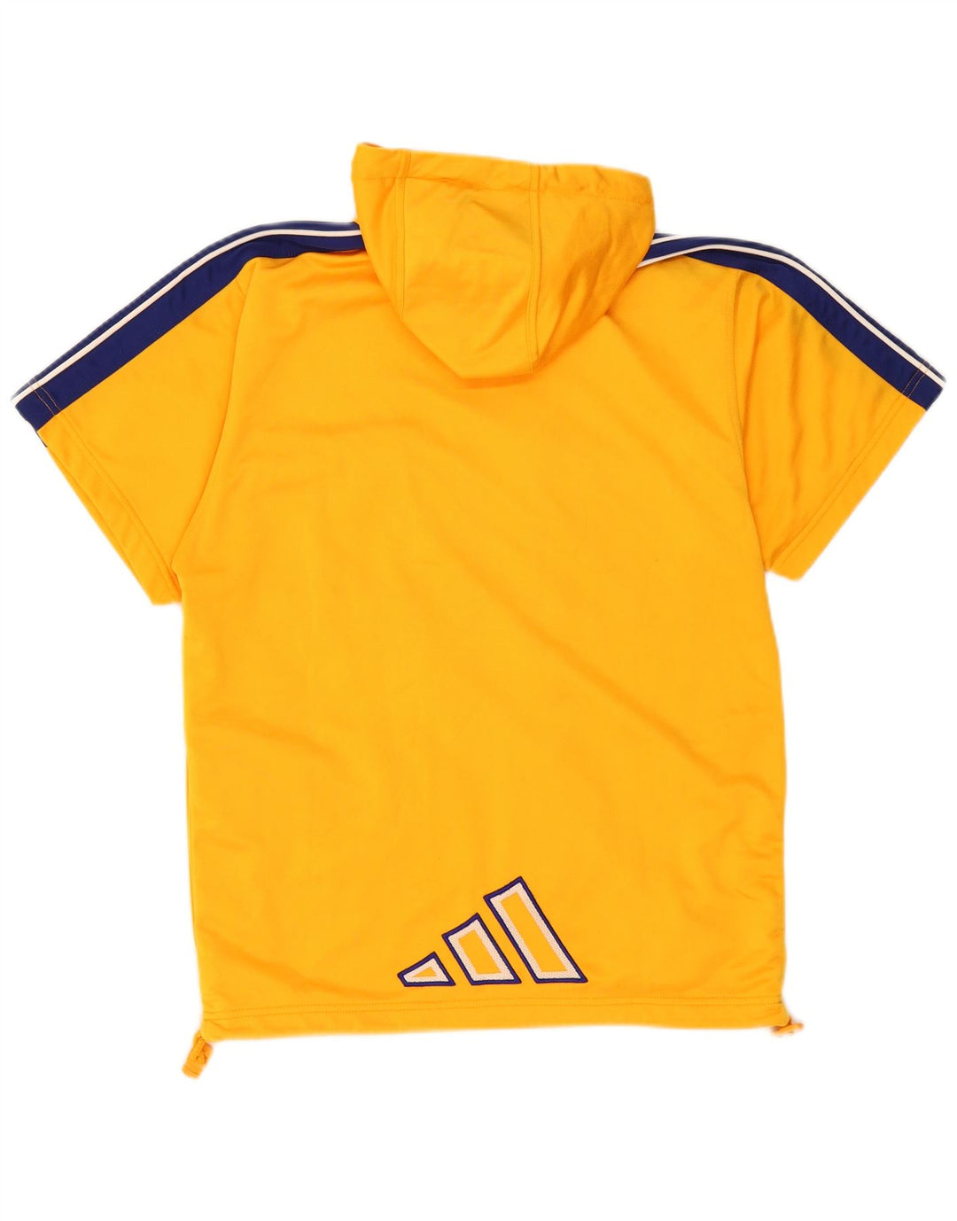 Jachetă de top pentru trening cu glugă Adidas pentru bărbați, portocaliu mic