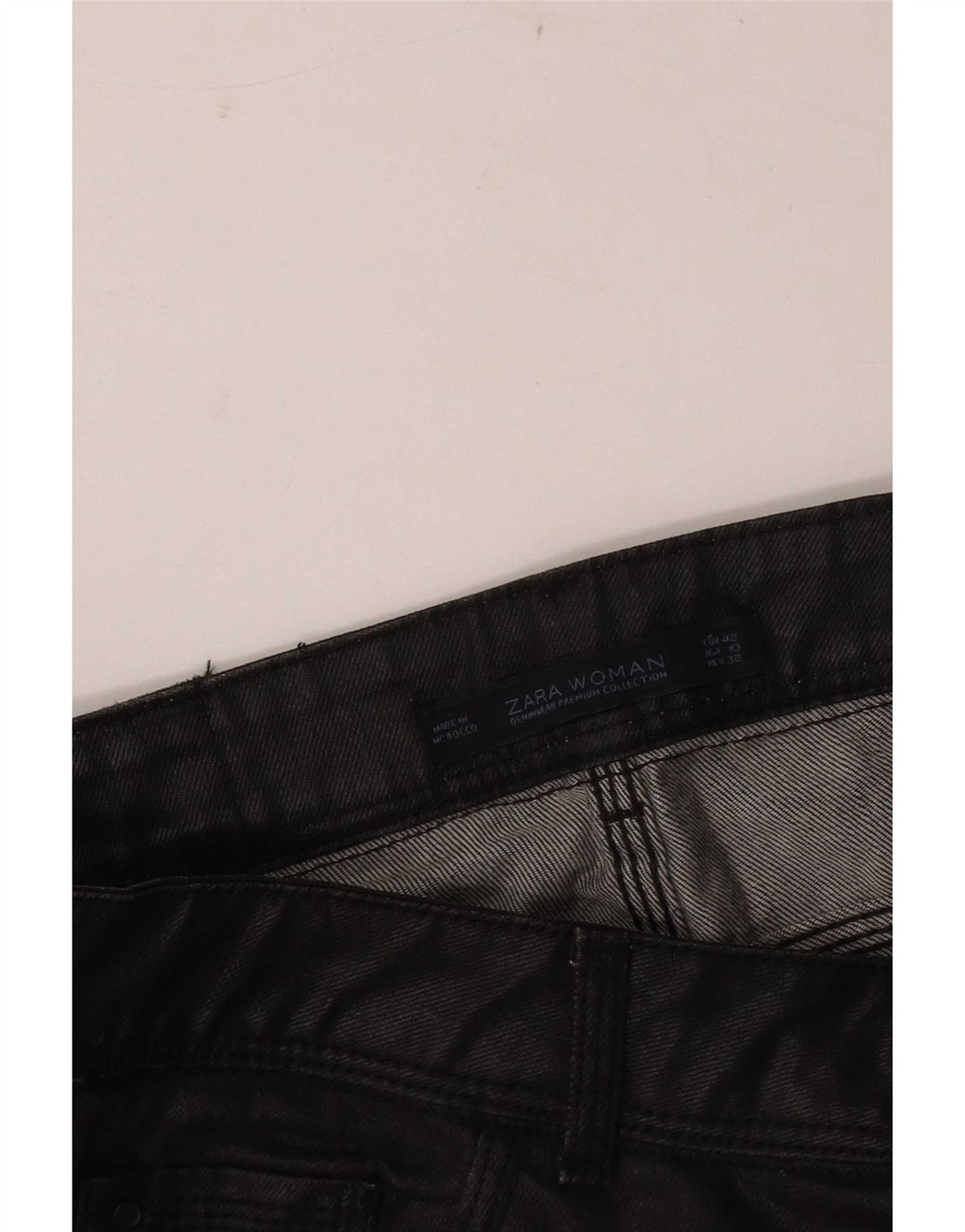 Blugi slim pentru femei Zara EU 42 Large W32 L30 Negri