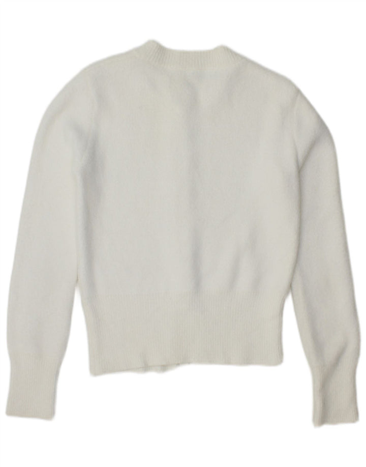 Pulover cardigan pentru femei Zara UK 10 Small White