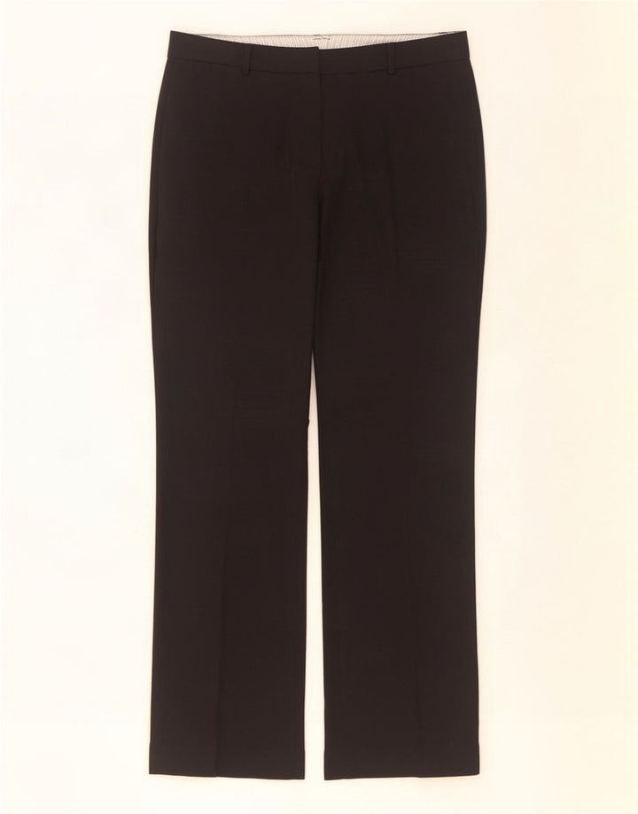 Pantaloni de costum pentru femei Marks & Spencer Bootcut UK 10 Small W31 L30 Negru