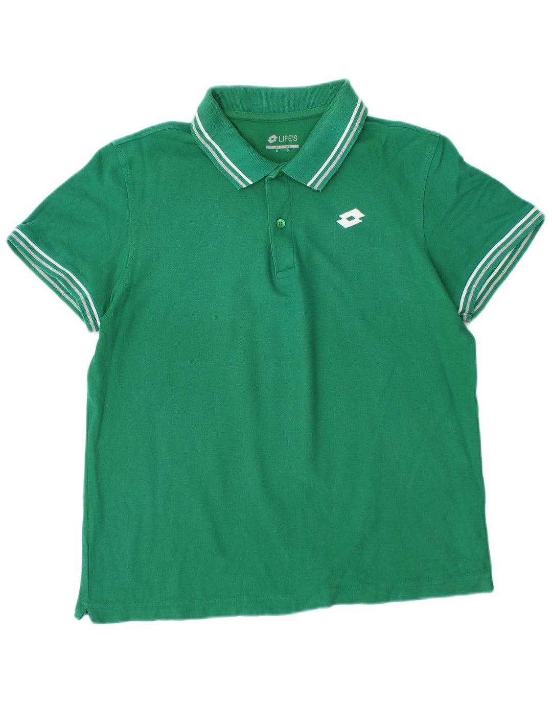 LOTTO Cămașă Polo Bărbați Mic Verde Bumbac