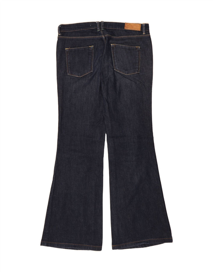 ZARA Womens Bootcut Jeans EU 40 Medium W32 L30 Navy Blue Vintage Zara and Second-Hand Zara from Messina Hembry 