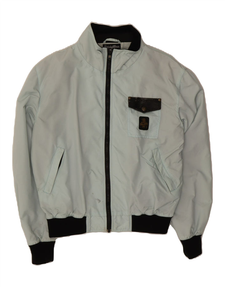 REFRIGIWEAR Mens Bomber Jacket UK 42 XL Grey Polyamide Vintage Refrigiwear and Second-Hand Refrigiwear from Messina Hembry 