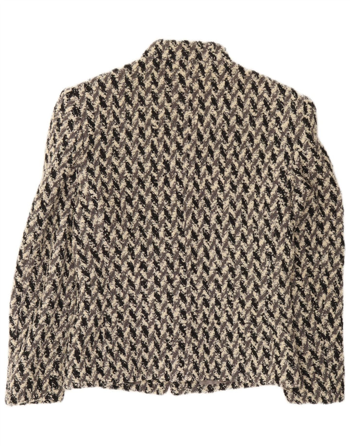 Jachetă Blazer Femei Basile cu 4 nasturi IT 44 Gri Mediu Viscoză Geometrică