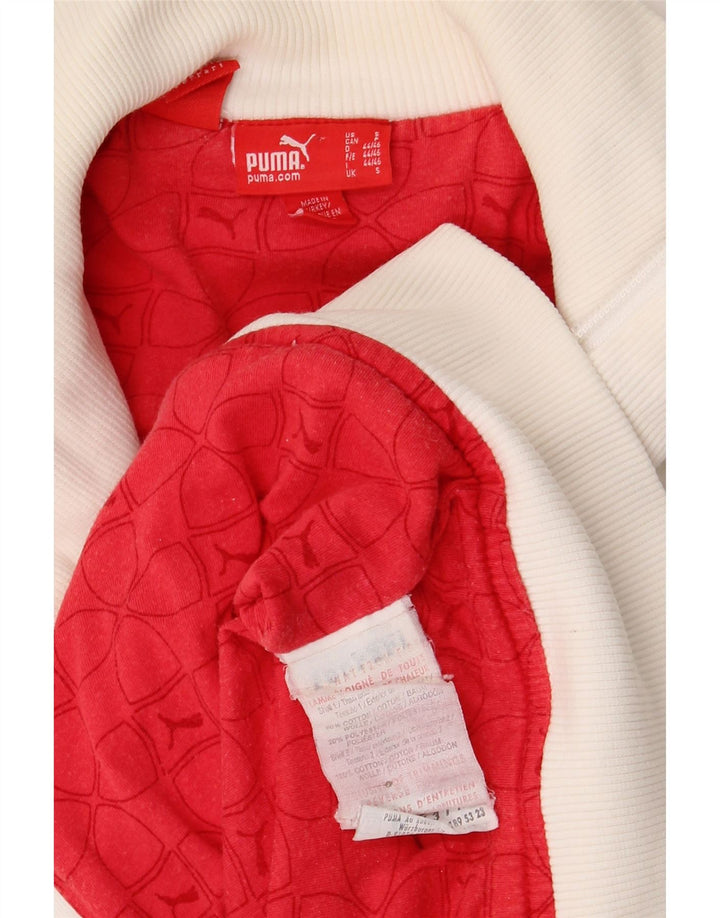 Jachetă de top pentru trening Puma pentru bărbați, bumbac alb mic