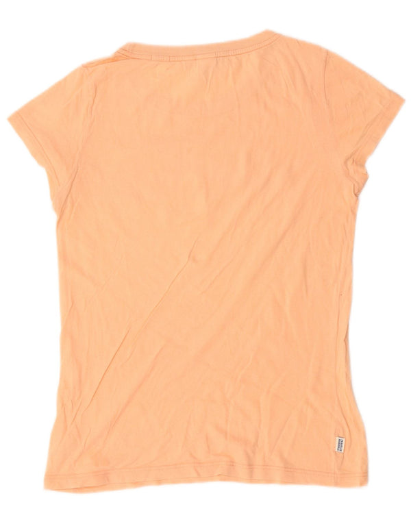 Tricou grafic Franklin Marshall pentru femei Top UK 10 Small Beige