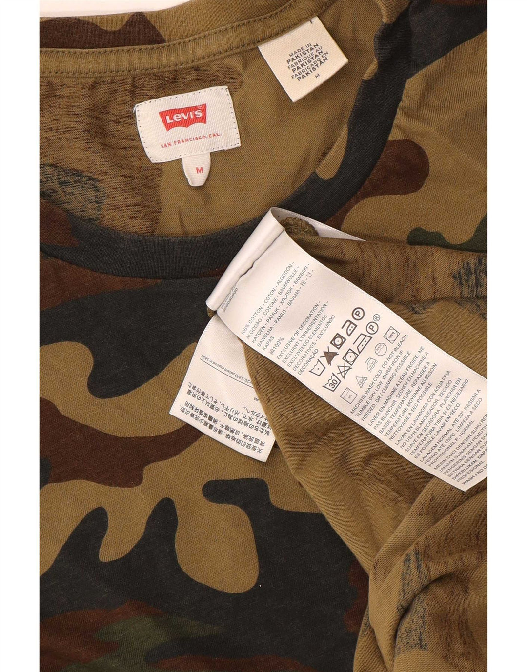 Tricou pentru bărbați Levi's Top Mediu Multicolor Camuflage Bumbac