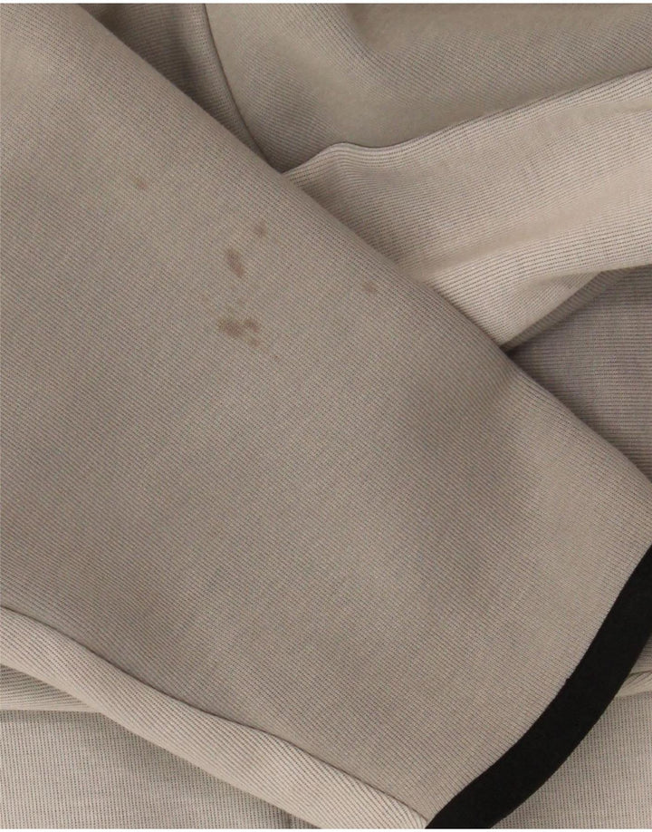 Pulover Nike pentru bărbați, cu fermoar, din bumbac color bloc, gri mediu
