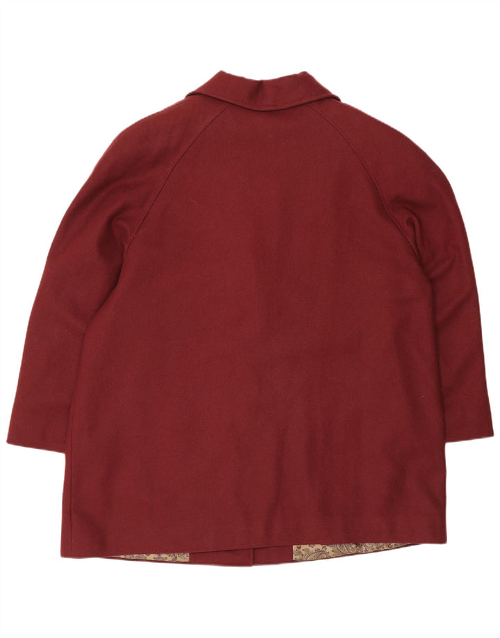 Jachetă vintage pentru femei, supradimensionată, cu mâneci 3/4, IT 49 XL Bordeaux