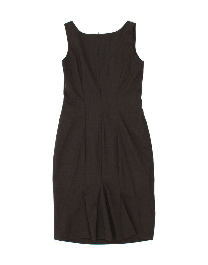 BENETTON Womens Sleeveless Sheath Dress UK 8 Small Grey Vintage Benetton and Second-Hand Benetton from Messina Hembry 