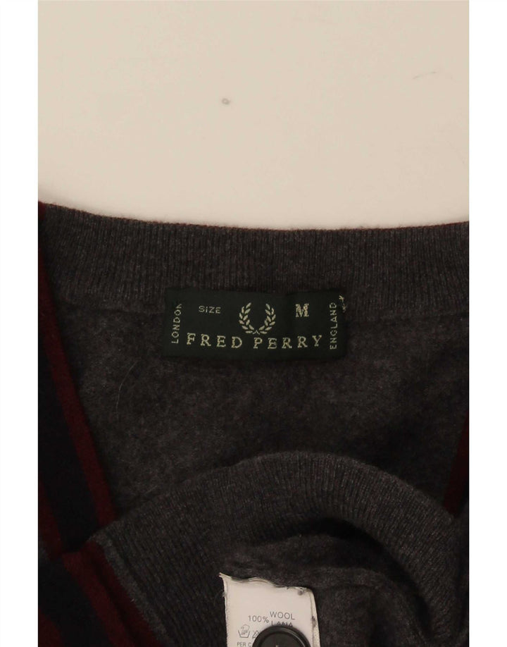 Fred Perry bărbați lână gri mediu
