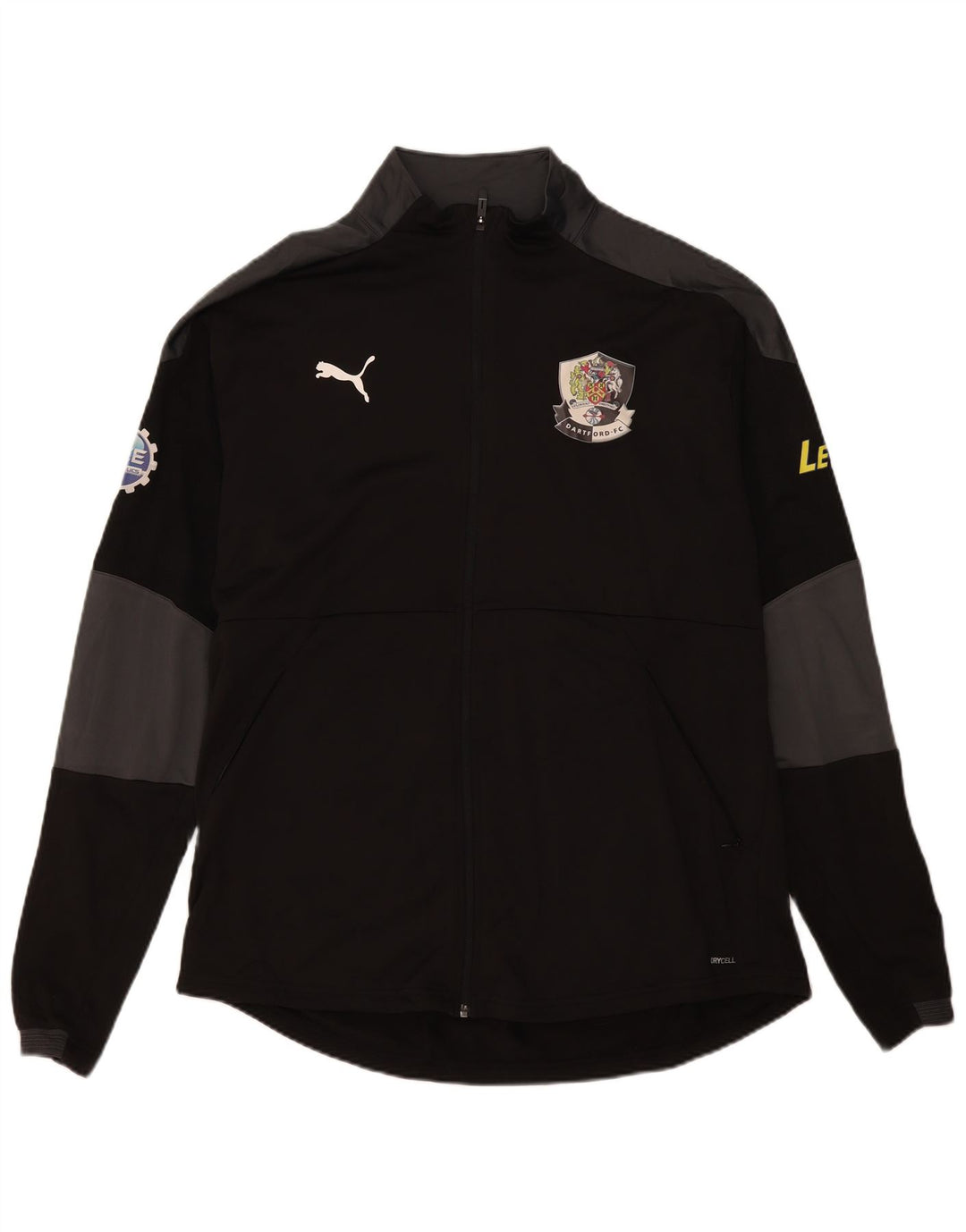 Jachetă de trening grafică PUMA pentru bărbați, 2XL, poliester negru color bloc