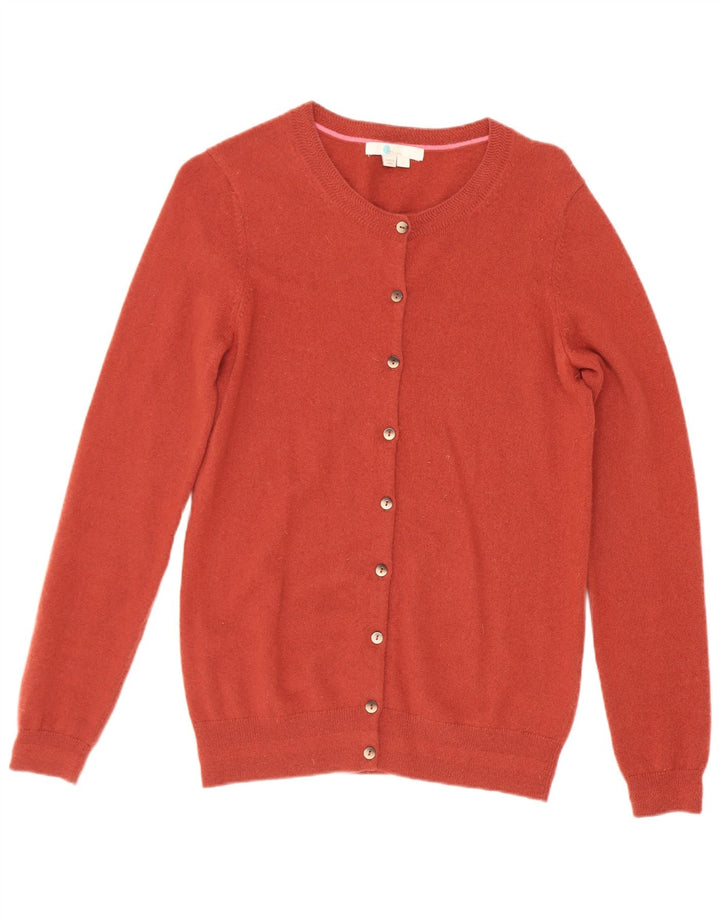Pulover cardigan Boden pentru femei UK 10 Small Red Cashmere